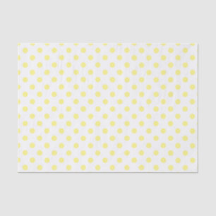 Custom Colour Yellow Polka Dot Tissue Paper