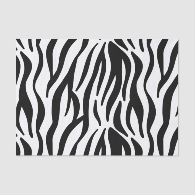 Custom Colour Zebra Striped Tissue Paper (Front)