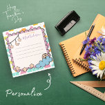 Custom Colourful A Note From Cute Teacher Notepad<br><div class="desc">Custom Colourful A Note From Cute Teacher Notepad – a lively and charming design ideal for teacher appreciation. Featuring playful crayon illustrations with a vibrant, modern style, this notepad adds a cheerful touch to any classroom, whether kindergarten or elementary. Perfect for teachers who enjoy a personalized, colourful way to organize...</div>