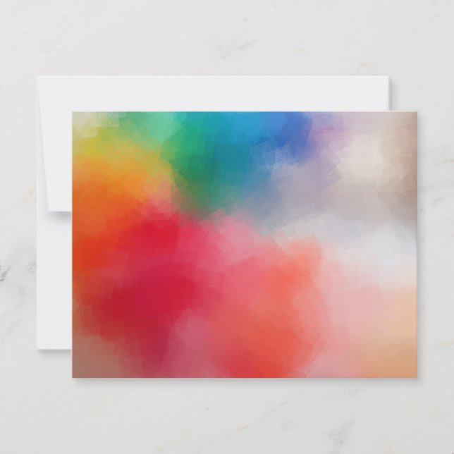 Custom Colourful Abstract Blank Elegant Template (Front)
