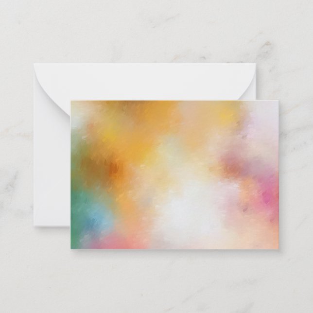 Custom Colourful Abstract Blank Template Modern (Front)