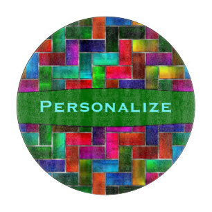 Custom Colourful Glass Mosaic Glass Cutting Board