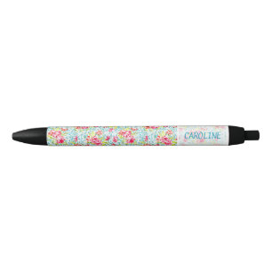 Custom Colourful Summer Paint Splatter Art Pattern Black Ink Pen