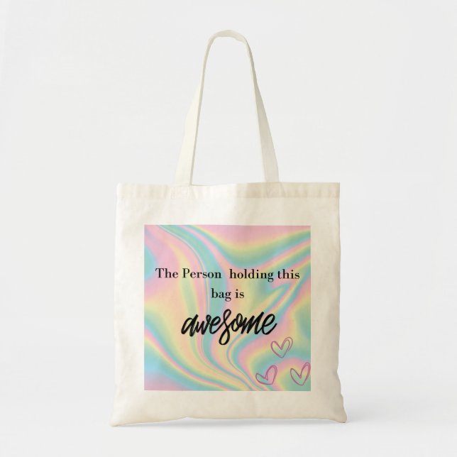 Custom Colourful Women's  Tote Bag (Front)