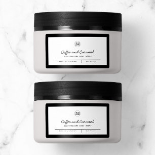 Custom Colours Add Logo Script Lines Product Label