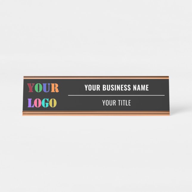 Custom Colours and Font Your Own Design Name Plate (Front)