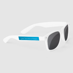 Custom Colours and Text Name Your Personalized Blu Sunglasses