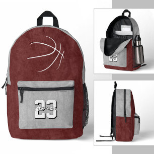 custom colours basketball athlete printed backpack