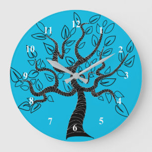 Custom Colours Clock - Tree of Life Art