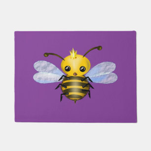 Custom Colours Doormat with Little Queen Bee