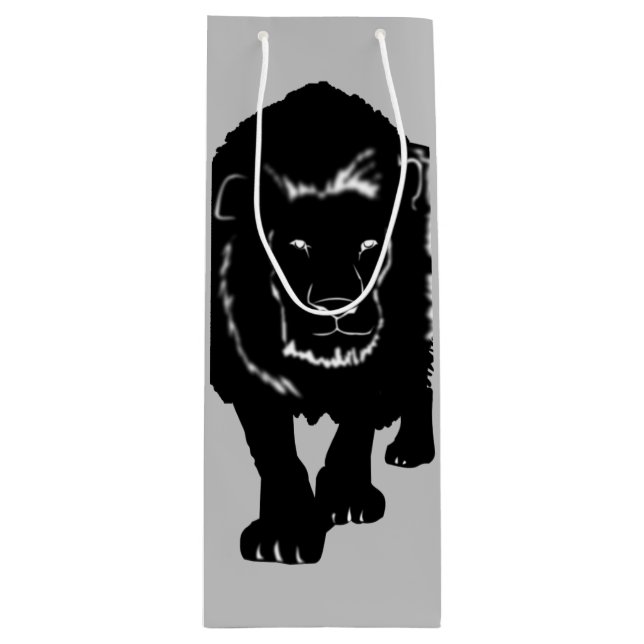 Custom Colours Gift Bag with Lion Your Colour - Te (Front)