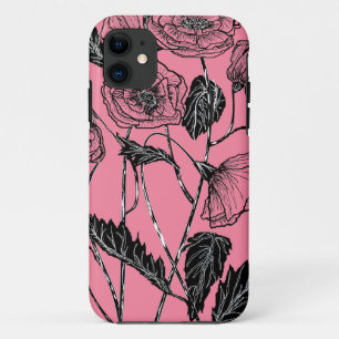 Custom Colours iPhone Case with Poppy