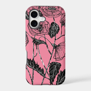 Custom Colours iPhone Case with Poppy
