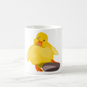 Custom Colours Mug with Litte Yellow Duckling