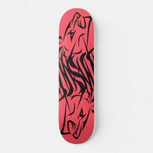 Custom Colours Skateboard - Running Lion
