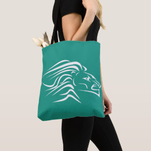 Custom Colours Tote Bag with Lion Face