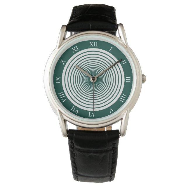 Custom Colours Watch with Circles Design (Front)