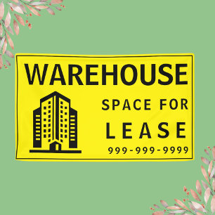 Custom Commercial Warehouse Space for Lease Banner