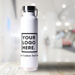 Custom Company Add Text  Logo Personalized Water Bottle<br><div class="desc">Add your logo and text to this Custom Company Personalized Water Bottle. This custom company copper vacuumed water bottle is a breeze to edit! Message me with any questions! No upcharge for printing multiple colours.</div>