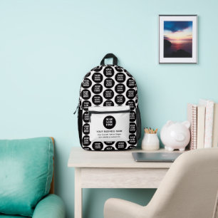 Custom Company and Business Logo Printed Backpack