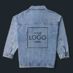 Custom Company Branded Business Logo Customized Denim Jacket<br><div class="desc">Elevate your business's style and unity with our "Custom Company Sweatshirt Business Logo Customized Denim Jacket." This personalized jacket is the perfect gift for business owners and employees, serving as a symbol of unity and brand loyalty. You can customize these jackets with your company's logo, making them a unique and...</div>