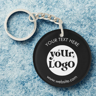 Custom Company Branded Business Logo Keychain