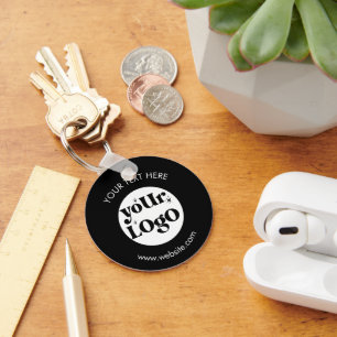 Custom Company Branded Business Logo Keychain