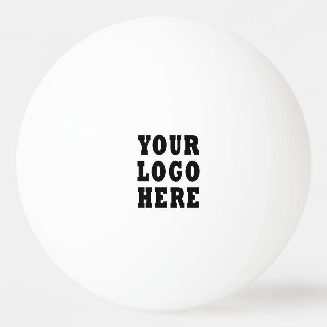 Custom Company Business Brand Logo  Ping Pong Ball (Front)