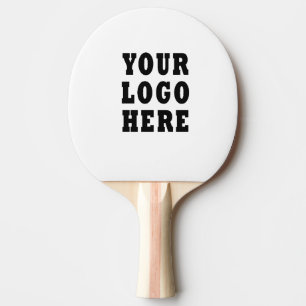 Custom Company Business Brand Logo  Ping Pong Paddle