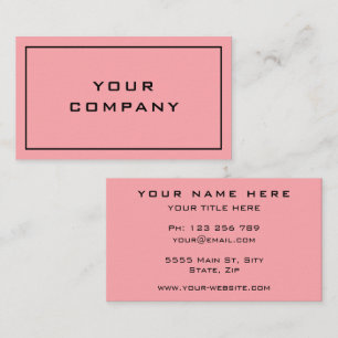 Custom Company Business Card Professional Design