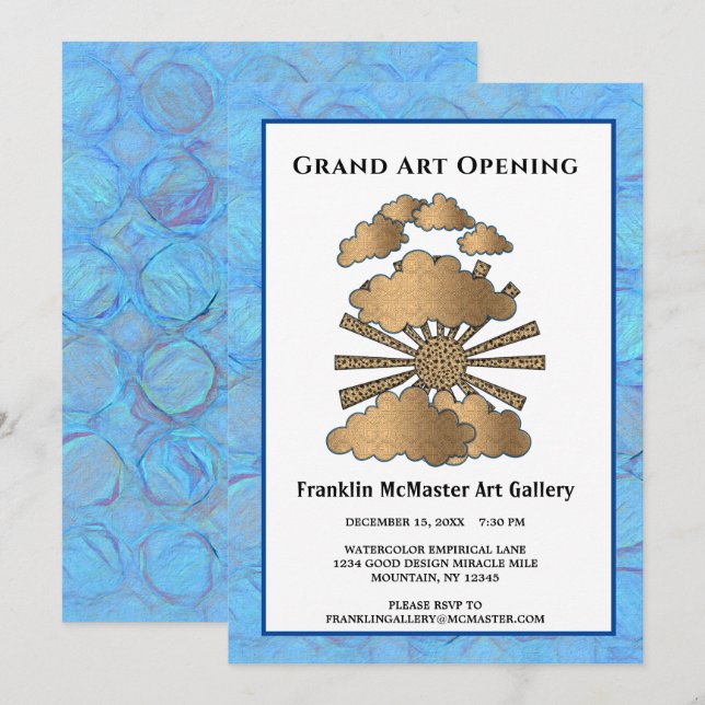 Custom Company Business Corporate Event Invitation (Front/Back)