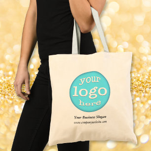 Custom Company Business Event Logo Promotion Slim Tote Bag