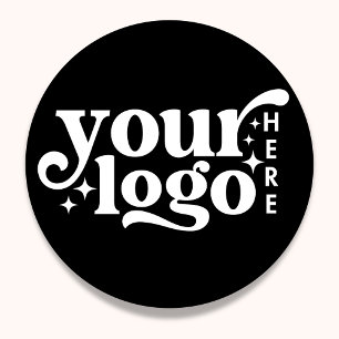 Custom Company Business Logo Branded  Classic Round Sticker