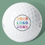 Custom Company Business Logo Branded Golf Balls<br><div class="desc">Introducing our Custom Company Business Logo Branded Golf Balls, the perfect promotional giveaway for your business or company! With these golf balls, you can proudly display your logo, making them a modern and professional swag item that will leave a lasting impression on your clients, partners, or employees. These golf balls...</div>