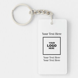 Custom Company Business Logo Branded Professional  Keychain