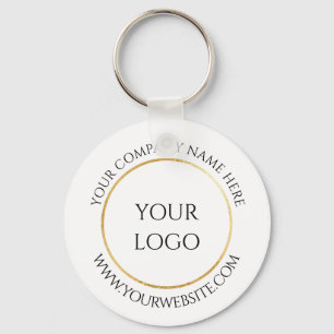 Custom Company Business Logo Keychain