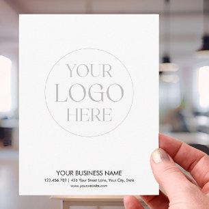 Custom Company Business Logo Modern Promotional  Card