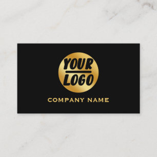 Custom company Business Logo Professional black  Card