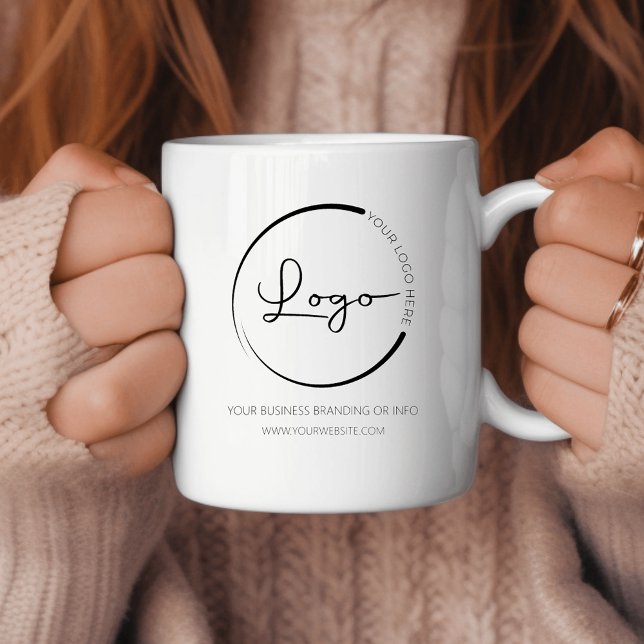 Custom Company Business Logo Promotional Coffee Mug (Creator Uploaded)