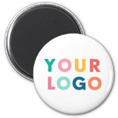 Custom Company Business Logo Promotional Magnet (Front)