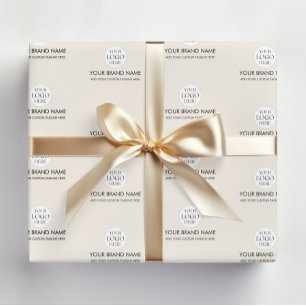 Custom Company Business Logo Promotional Wrapping Paper