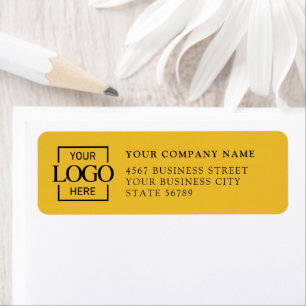 Custom Company Business Logo Return Address