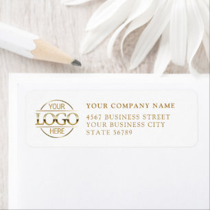 Custom Company Business Logo Return Address