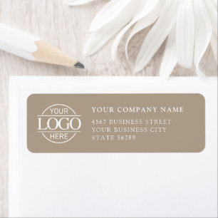 Custom Company Business Logo Return Address