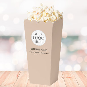 Custom Company Business Logo Simple Branding Favor Box