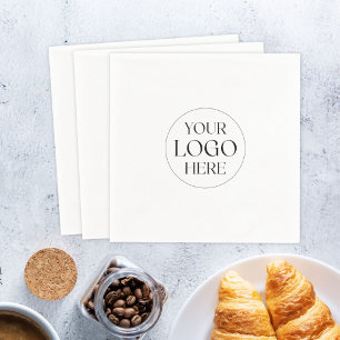Custom Company Business Logo Simple Napkin