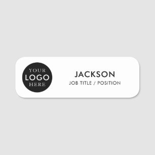 Custom Company Business Logo Staff Employee Name Tag
