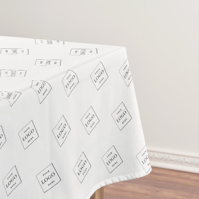 Custom Company Business Your Logo Here Promotional Tablecloth (In Situ)