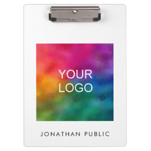Custom Company Corporate Business Logo Add Text Clipboard