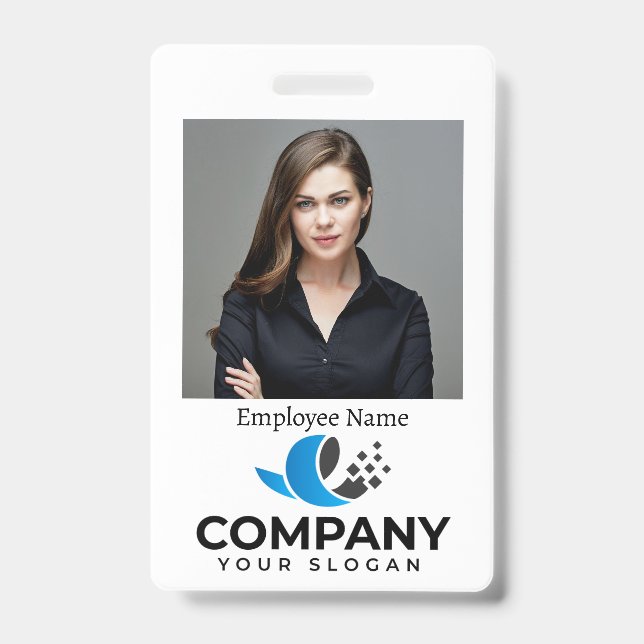 Custom company employee Badge (Front)